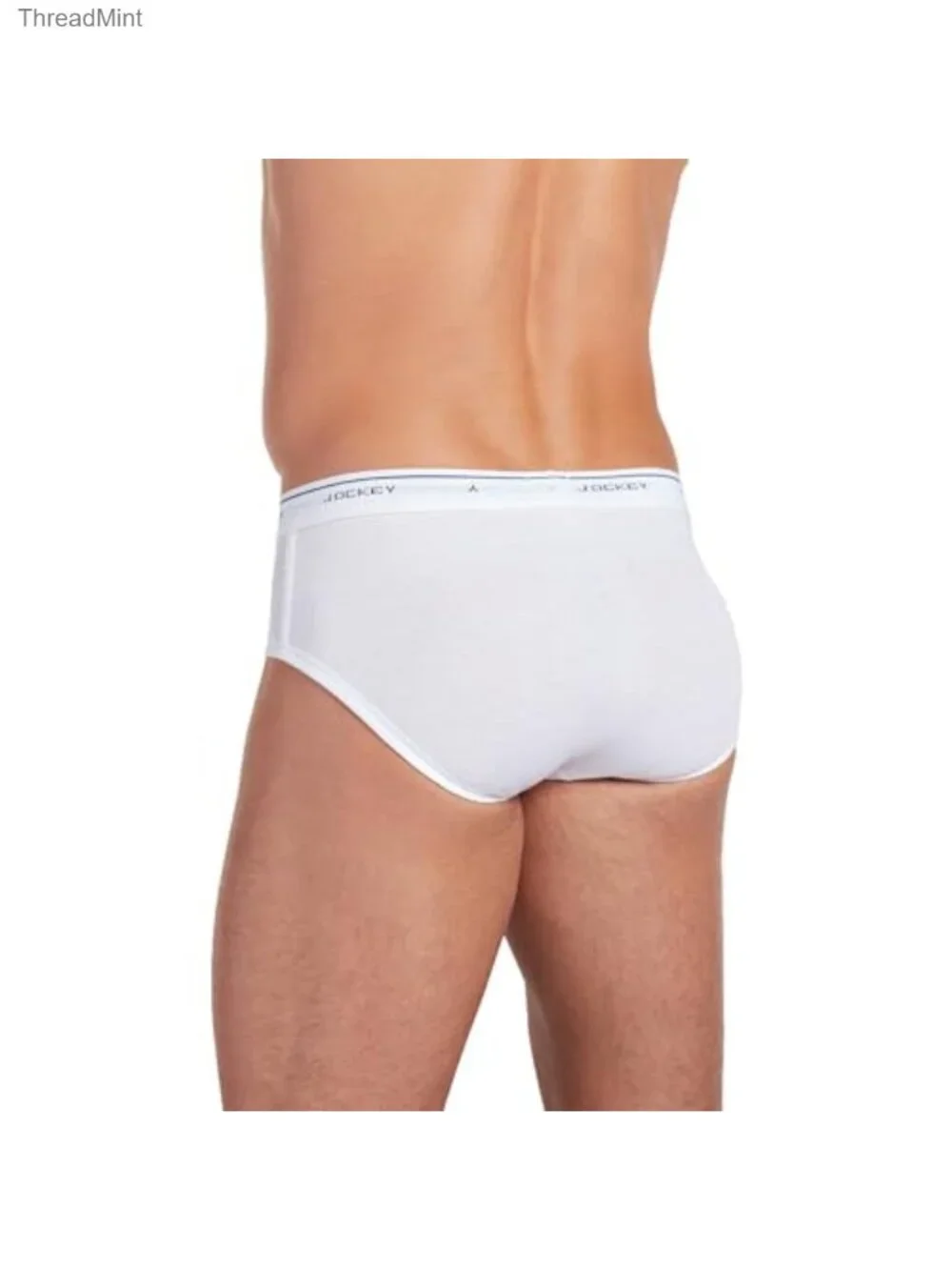 6 Pack 100% Cotton Low Rise Briefs Men's Underwear Full Coverage